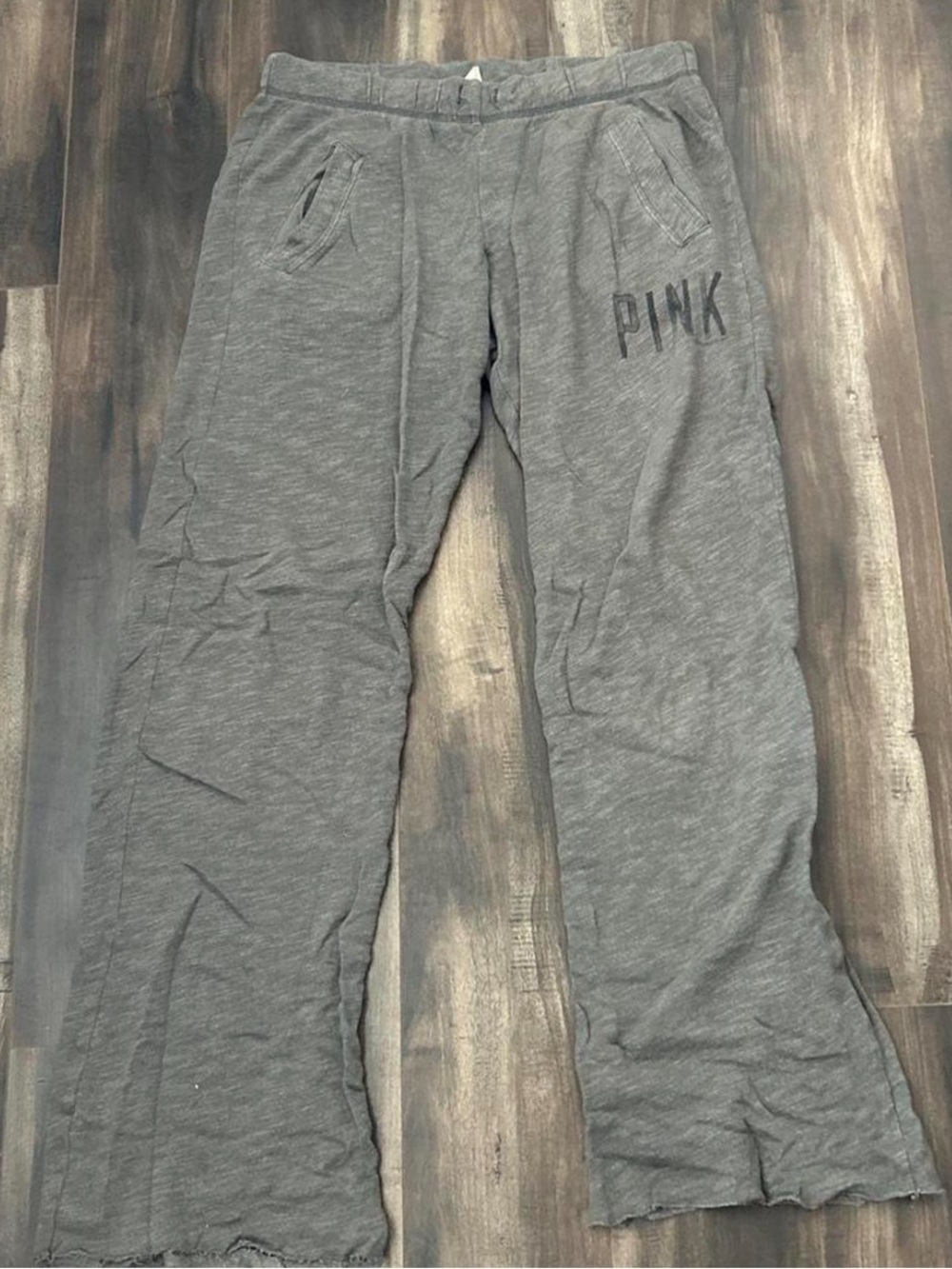 Vintage PINK Victoria’s Secret Gray Flare Sweatpants XS